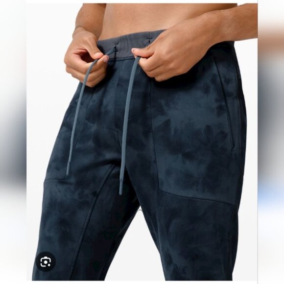 LULULEMON Textured Tech Pants In Diamond Dye Iron Blue - Picture 2 of 11